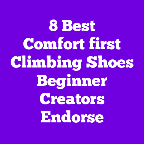 8 Best Comfort‑first Climbing Shoes Beginner Creators Endorse