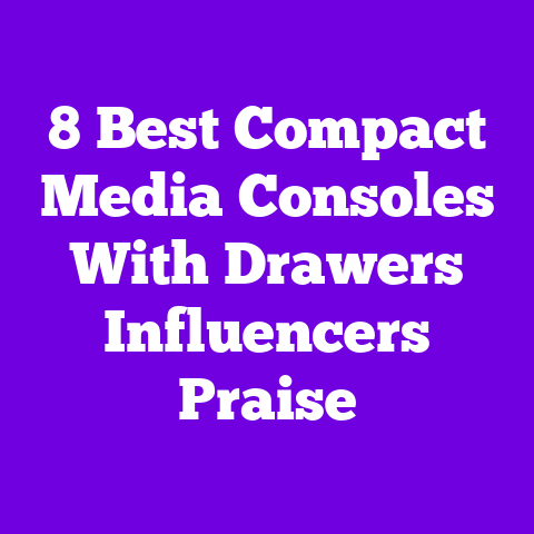 8 Best Compact Media Consoles With Drawers Influencers Praise