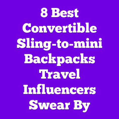 8 Best Convertible Sling-to-mini Backpacks Travel Influencers Swear By