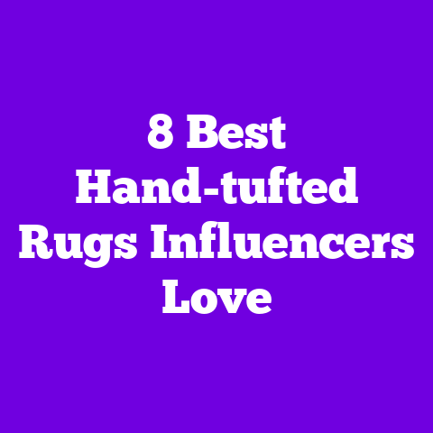 8 Best Hand-tufted Rugs Influencers Love
