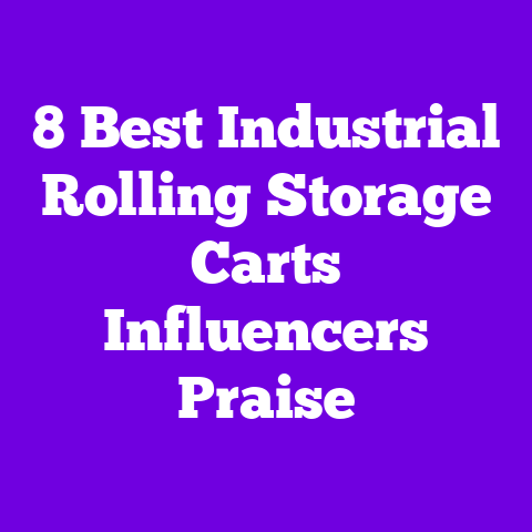 8 Best Industrial Rolling Storage Carts Influencers Praise