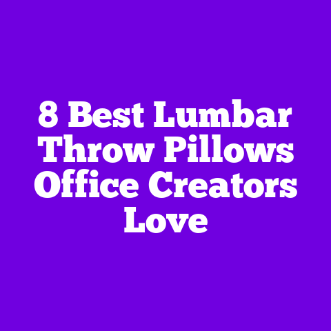 8 Best Lumbar Throw Pillows Office Creators Love