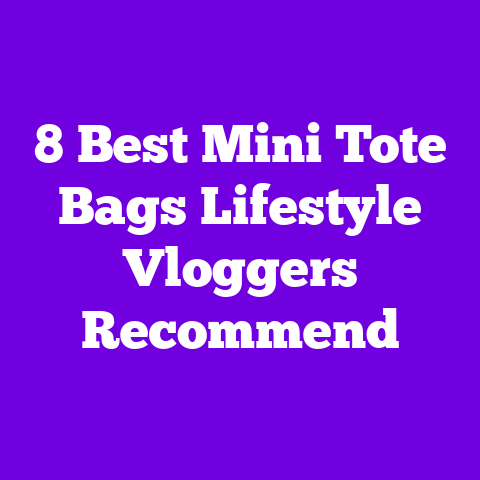 8 Best Mini Tote Bags Lifestyle Vloggers Recommend