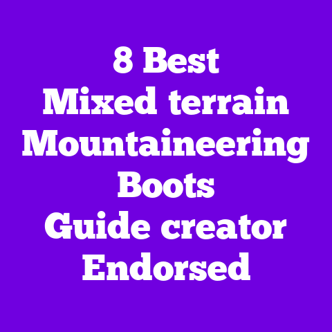 8 Best Mixed‑terrain Mountaineering Boots Guide‑creator Endorsed