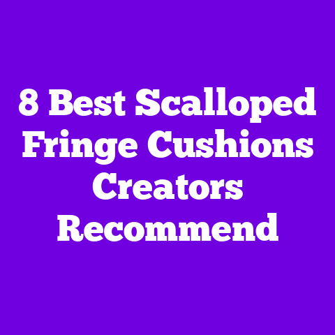 8 Best Scalloped Fringe Cushions Creators Recommend
