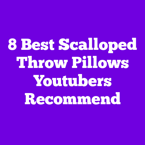 8 Best Scalloped Throw Pillows Youtubers Recommend