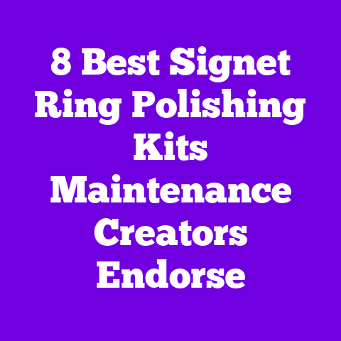 8 Best Signet Ring Polishing Kits Maintenance Creators Endorse