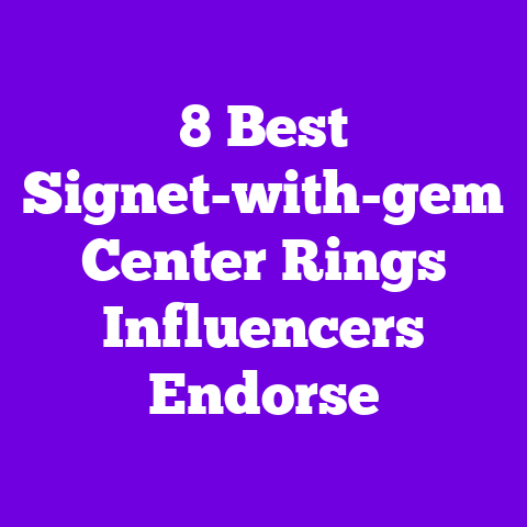 8 Best Signet-with-gem Center Rings Influencers Endorse