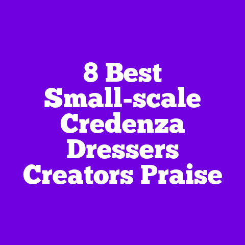 8 Best Small-scale Credenza Dressers Creators Praise