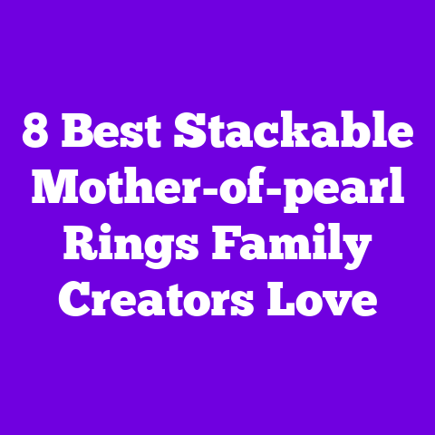 8 Best Stackable Mother-of-pearl Rings Family Creators Love