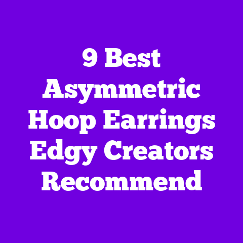 9 Best Asymmetric Hoop Earrings Edgy Creators Recommend