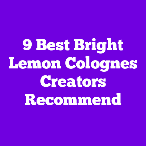 9 Best Bright Lemon Colognes Creators Recommend