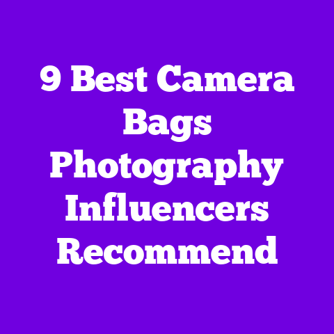 9 Best Camera Bags Photography Influencers Recommend
