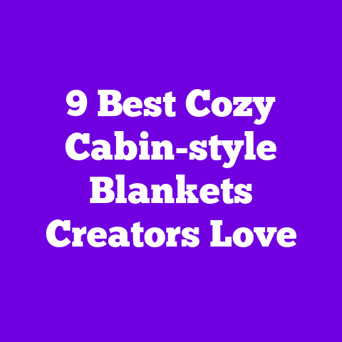 9 Best Cozy Cabin-style Blankets Creators Love