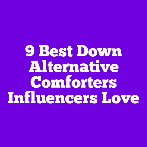 9 Best Down Alternative Comforters Influencers Love
