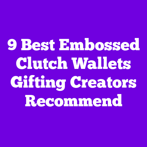 9 Best Embossed Clutch Wallets Gifting Creators Recommend