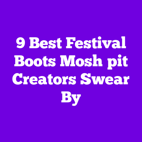 9 Best Festival Boots Mosh‑pit Creators Swear By