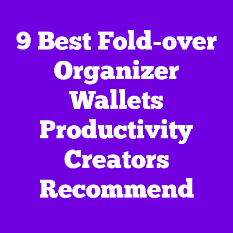 9 Best Fold-over Organizer Wallets Productivity Creators Recommend