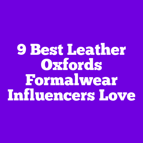 9 Best Leather Oxfords Formalwear Influencers Love