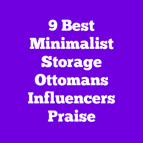 9 Best Minimalist Storage Ottomans Influencers Praise