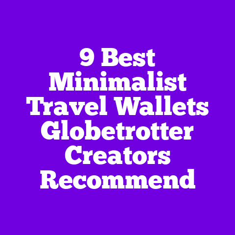 9 Best Minimalist Travel Wallets Globetrotter Creators Recommend