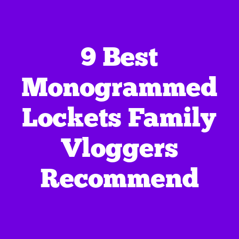 9 Best Monogrammed Lockets Family Vloggers Recommend
