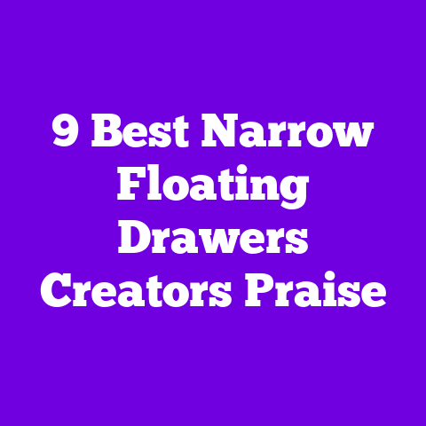 9 Best Narrow Floating Drawers Creators Praise
