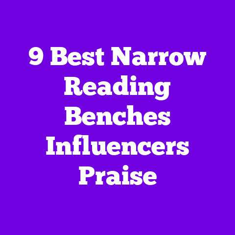 9 Best Narrow Reading Benches Influencers Praise