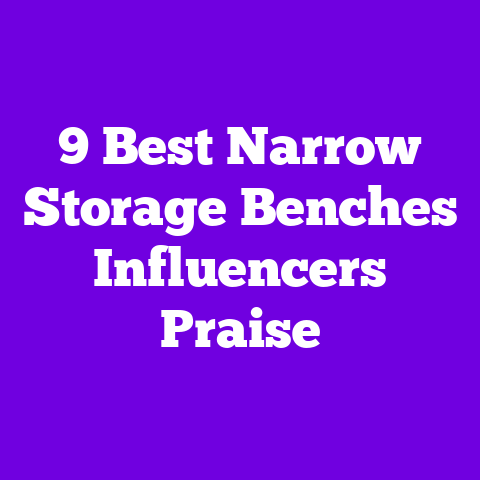 9 Best Narrow Storage Benches Influencers Praise