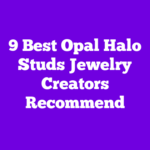 9 Best Opal Halo Studs Jewelry Creators Recommend