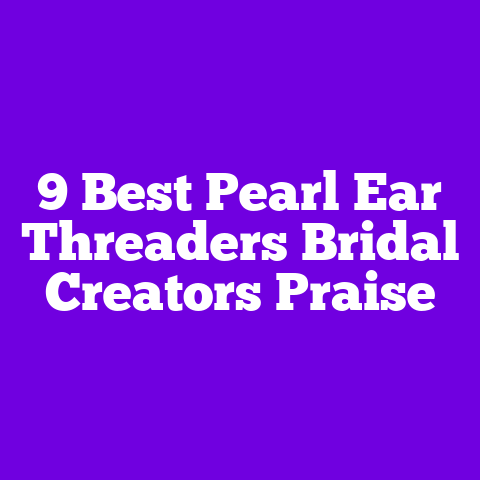 9 Best Pearl Ear Threaders Bridal Creators Praise