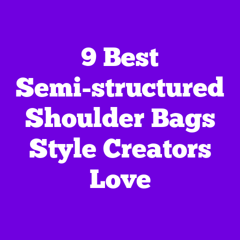 9 Best Semi-structured Shoulder Bags Style Creators Love