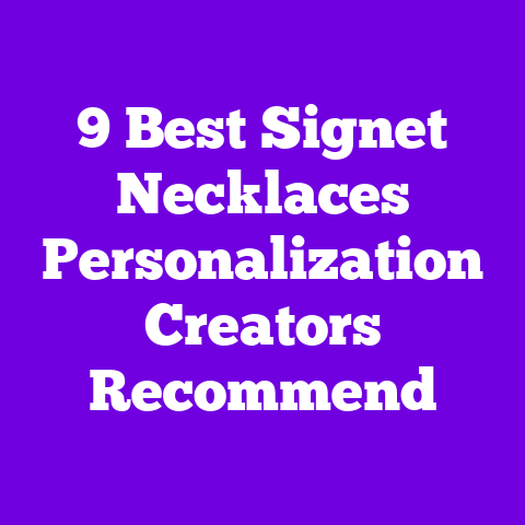 9 Best Signet Necklaces Personalization Creators Recommend