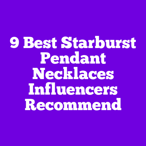 9 Best Starburst Pendant Necklaces Influencers Recommend