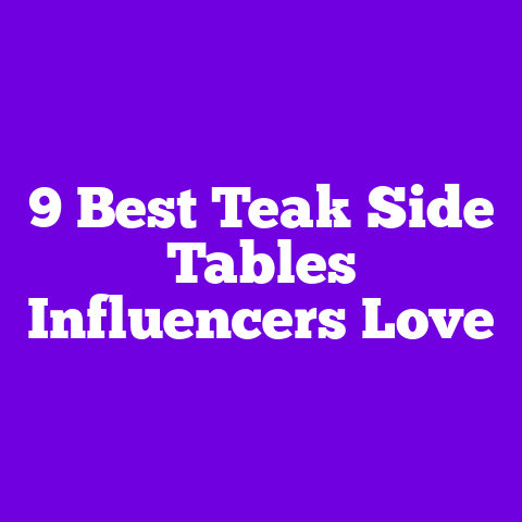 9 Best Teak Side Tables Influencers Love