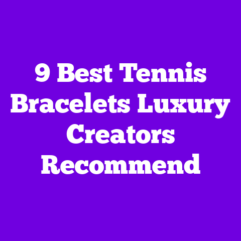 9 Best Tennis Bracelets Luxury Creators Recommend