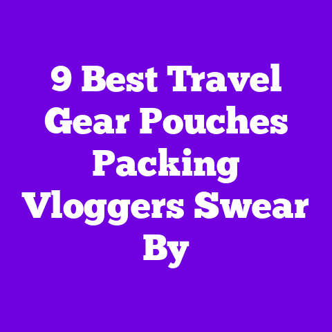 9 Best Travel Gear Pouches Packing Vloggers Swear By
