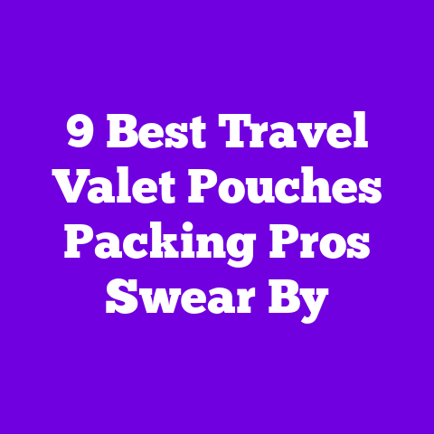 9 Best Travel Valet Pouches Packing Pros Swear By