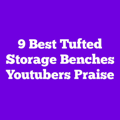 9 Best Tufted Storage Benches Youtubers Praise