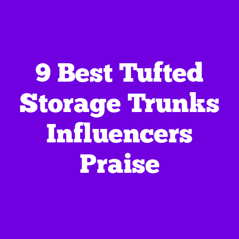 9 Best Tufted Storage Trunks Influencers Praise