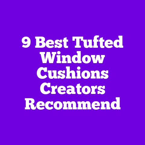 9 Best Tufted Window Cushions Creators Recommend