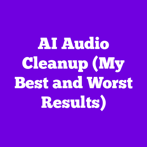 AI Audio Cleanup (My Best and Worst Results)
