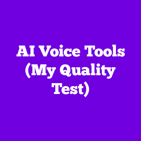 AI Voice Tools (My Quality Test)