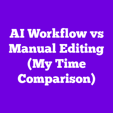 AI Workflow vs Manual Editing (My Time Comparison)