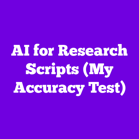 AI for Research Scripts (My Accuracy Test)