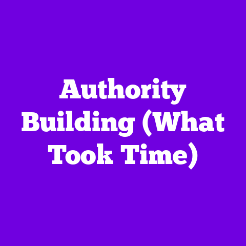Authority Building (What Took Time)