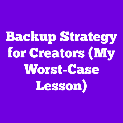 Backup Strategy for Creators (My Worst-Case Lesson)