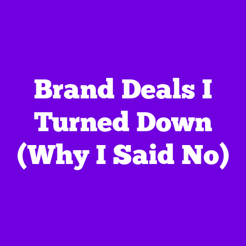Brand Deals I Turned Down (Why I Said No)
