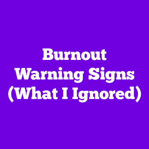 Burnout Warning Signs (What I Ignored)