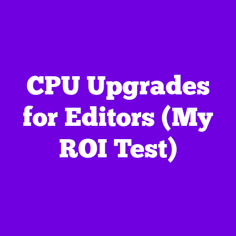 CPU Upgrades for Editors (My ROI Test)